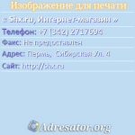 Shx.ru, Интернет-магазин