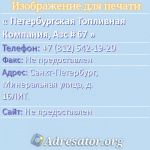 Петербургская Топливная Компания, АЗС # 67